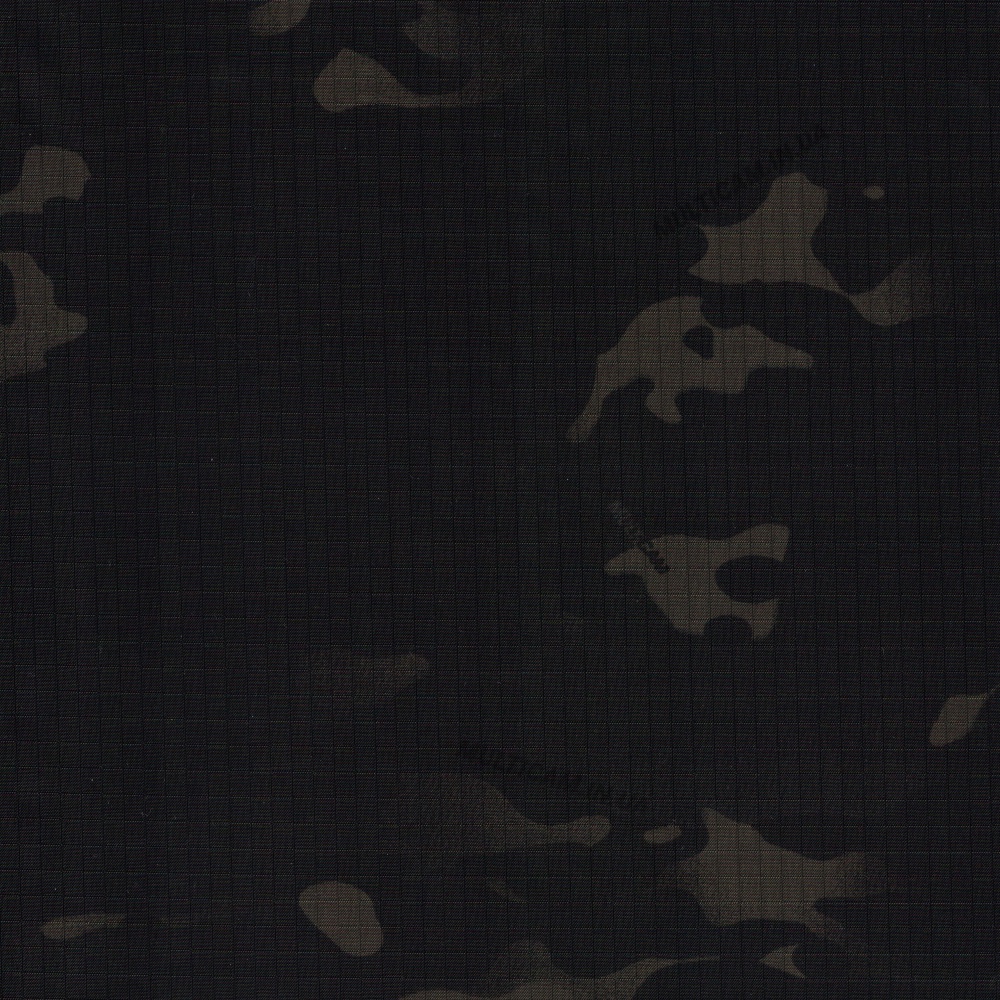 Balloon FR Coated 70D Nylon Ripstop MultiCam Black