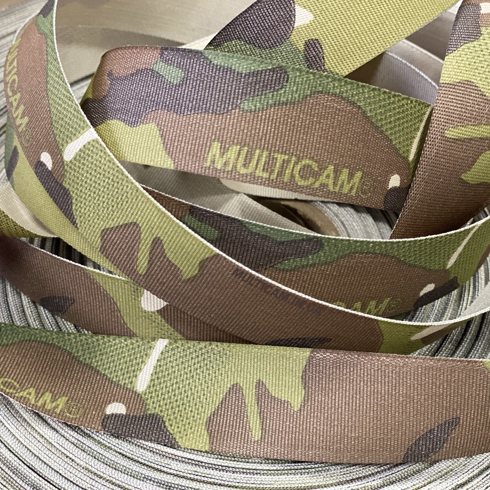Окантовочна стрічка 25мм MultiCam