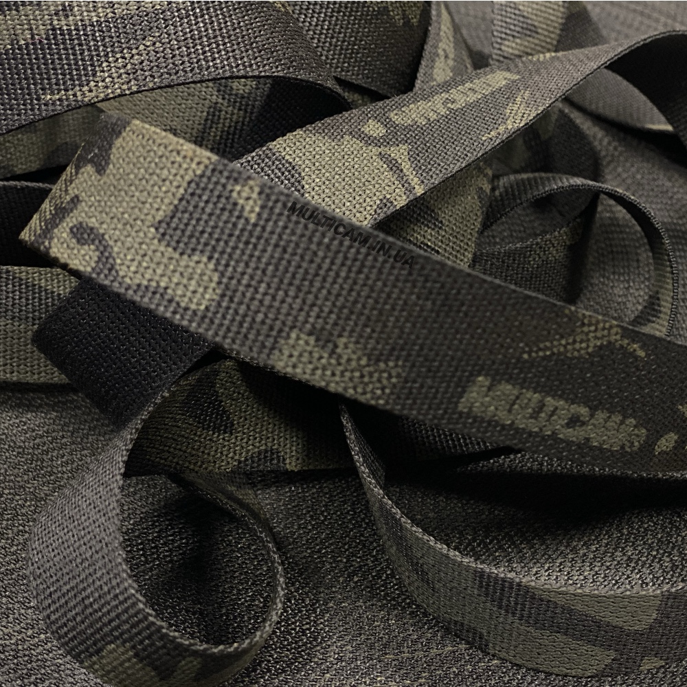 Стропа 25мм MultiCam Black (2-стороння)